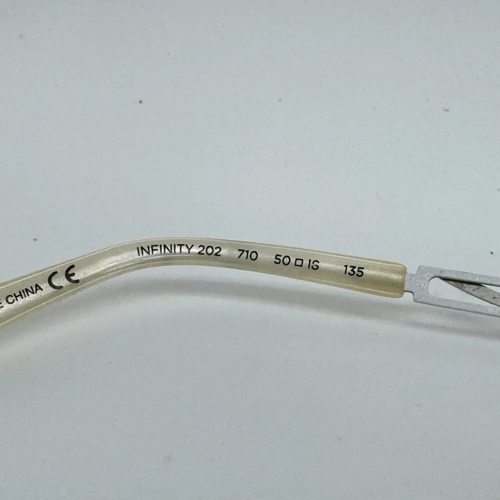 ARLOCK INFINITY 202 710 Gold Silver Eyeglasses Frames‎ 50-16-135 H14085